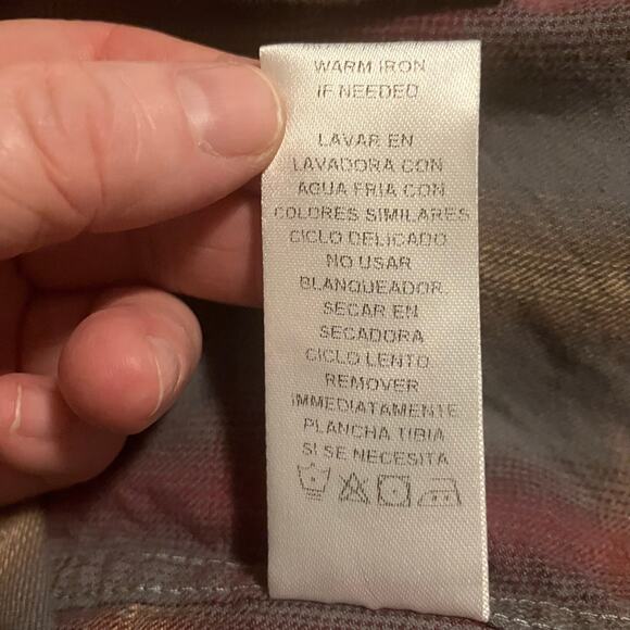 Stetson Men’s Dobby Plaid Long Sleeve Snap Front Flannel Shirt -XL - Picture 11 of 14